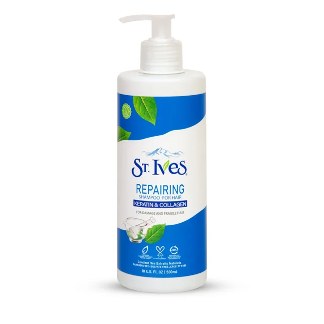 شامپو تقویت کننده و ترمیم کننده مو اس تی.ایوز سری KERATIN COLLAGEN حجم 500 میلی لیتر 102625449
