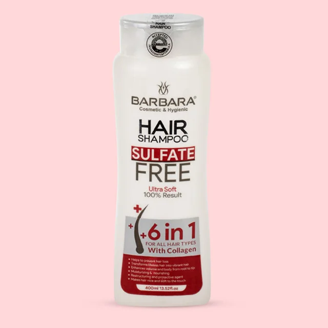 شامپو مو بدون سولفات باربارا مدل Ultra Soft حجم 400 میلی لیتر 102625306