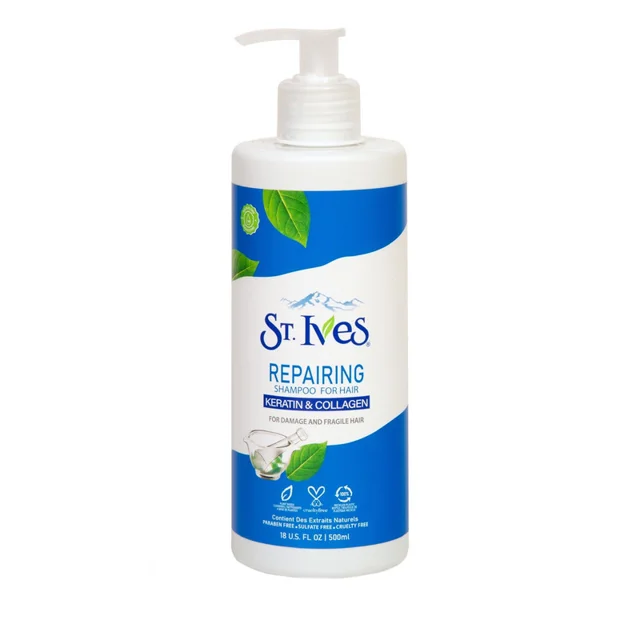 شامپو تقویت کننده و ترمیم کننده مو اس تی.ایوز سری KERATIN COLLAGEN حجم 500 میلی لیتر 102625447