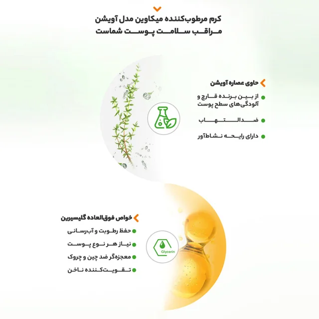 کرم مرطوب کننده میکاوین مدل Thyme حجم 50 میلی لیتر 102625165